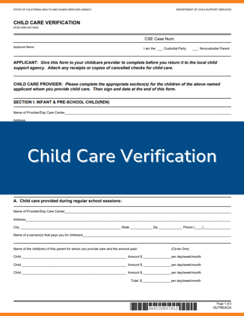 Child Care Verification