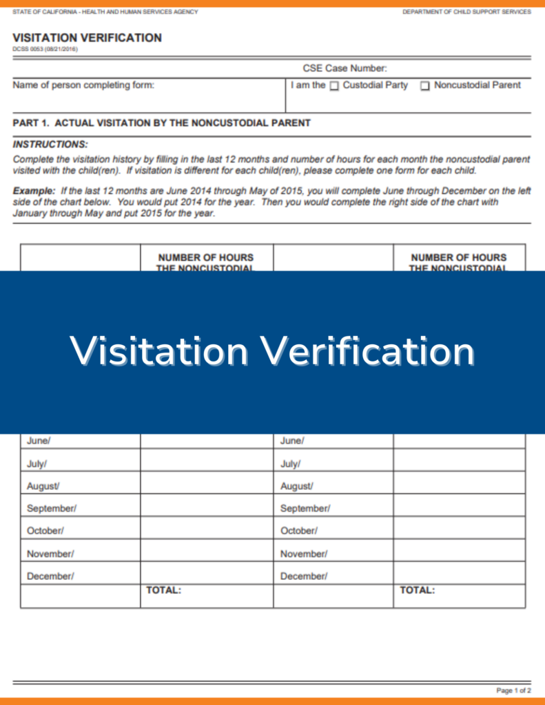 Visitation Verification