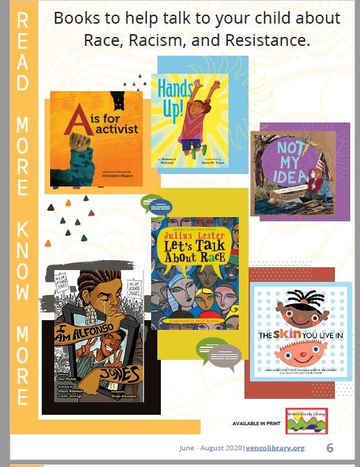 Books to help talk to your child about Race, Racism, and Resistance