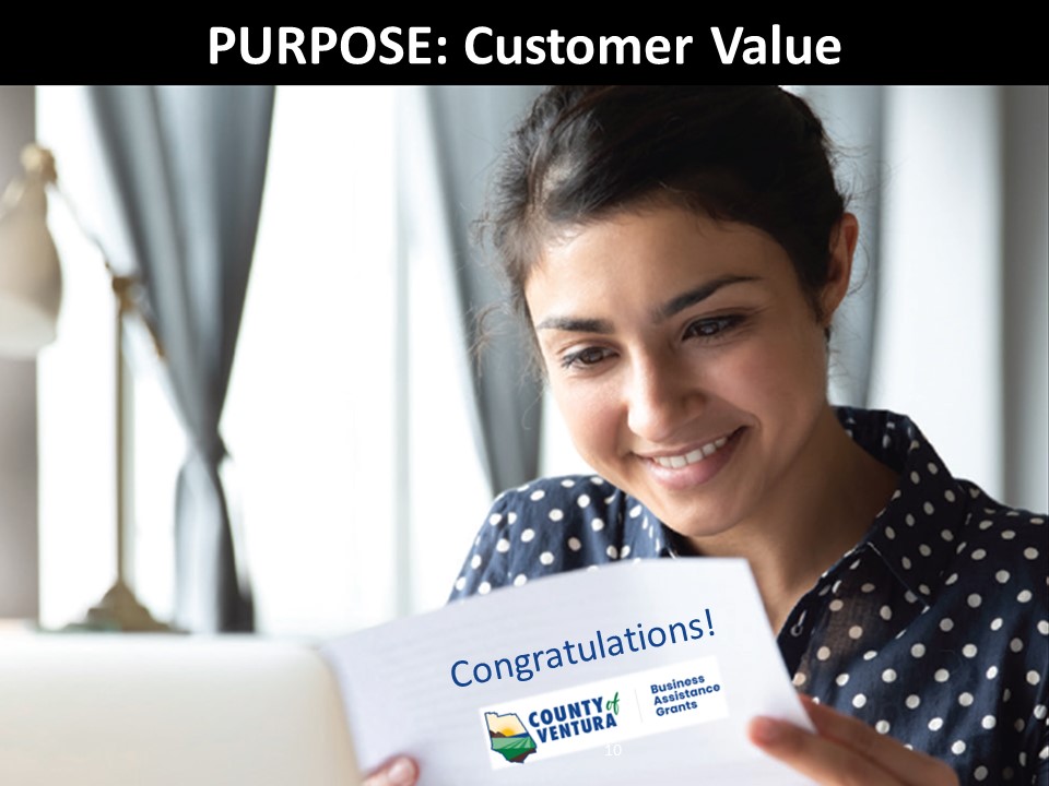 Purpose: Customer Value