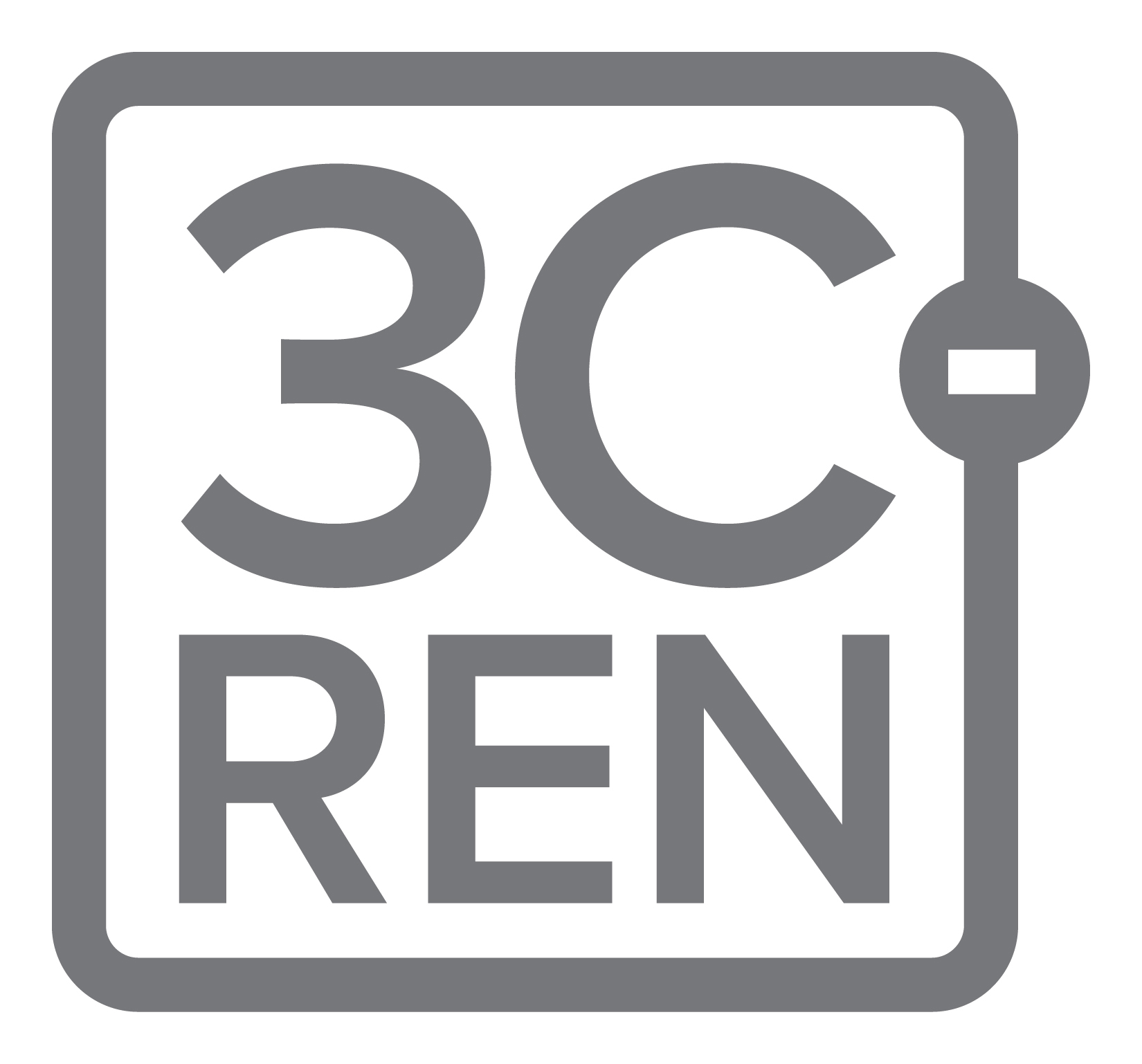 3CREN Logo Gray