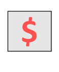 Red Dollar Sign Image